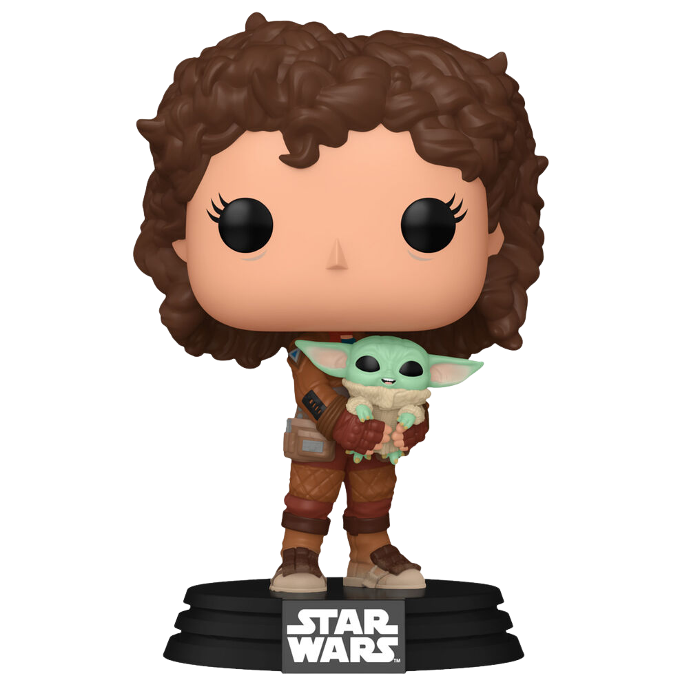 Funko POP! Star Wars Mandalorian 9 - Peli Motto with Grogu