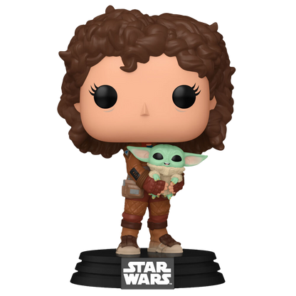 Funko POP! Star Wars Mandalorian 9 - Peli Motto with Grogu
