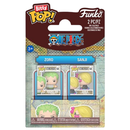 Bitty POP! Pack 2 Figuras One Piece - Zoro & Sanji *PRE-ORDER*