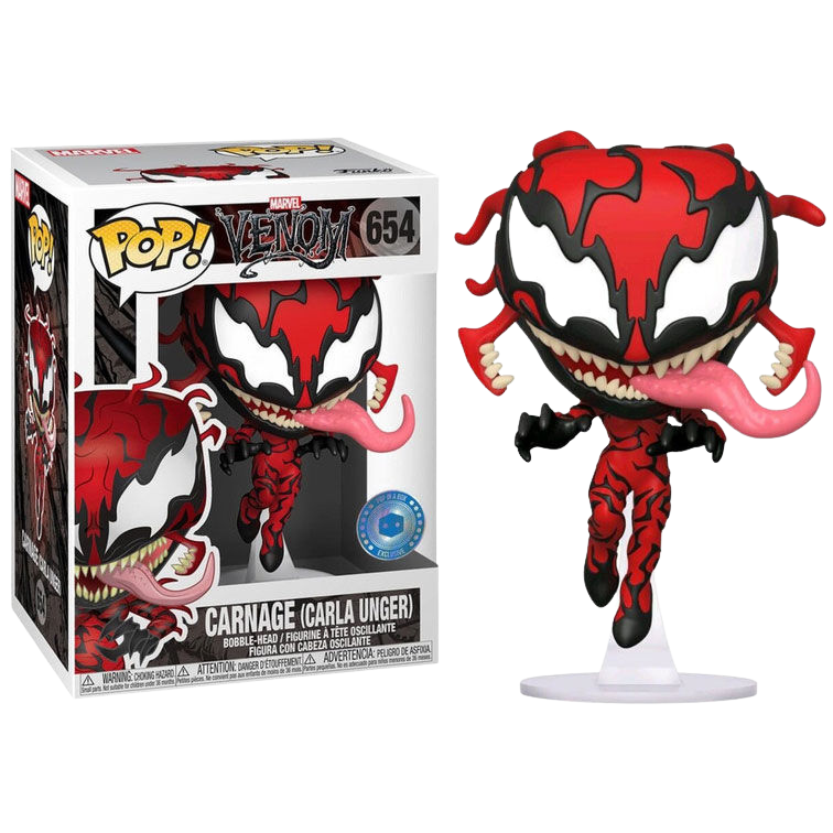 Funko POP! Marvel Comics Venom - Carla Unger Carnage *Exclusive*