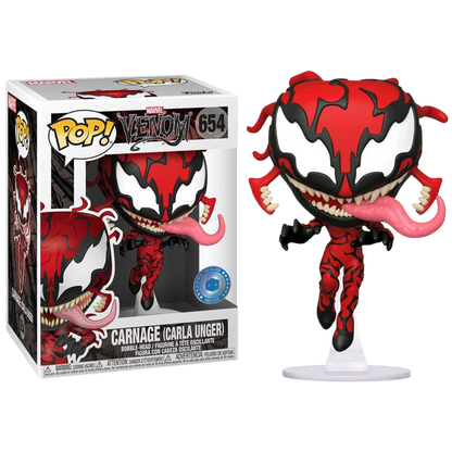 Funko POP! Marvel Comics Venom - Carla Unger Carnage *Exclusive*