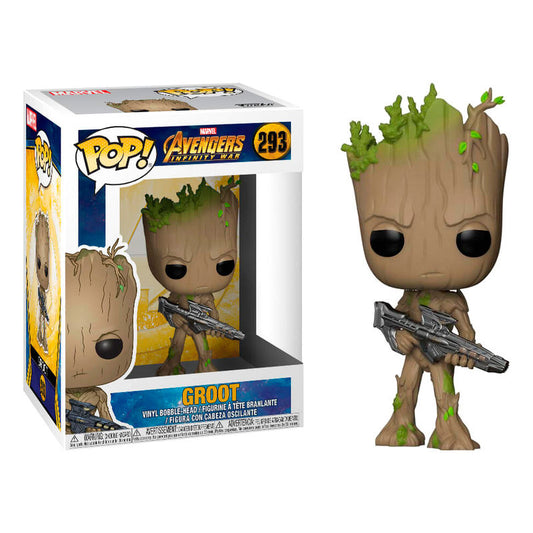Funko POP!Marvel Avengers Infinity War Teen Groot with Gun