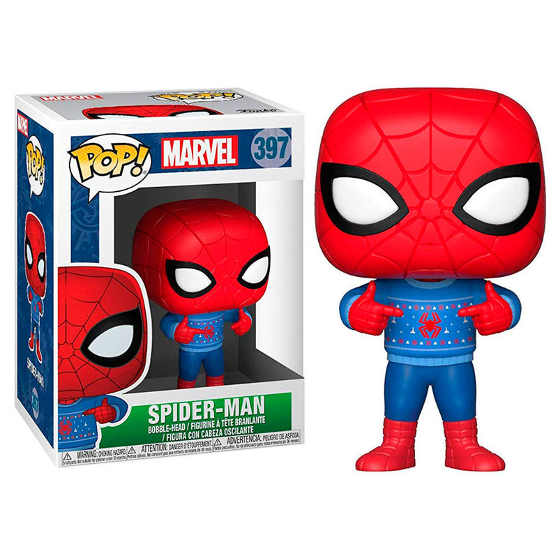 Funko POP!Marvel Holiday Spider-Man with Ugly Sweater