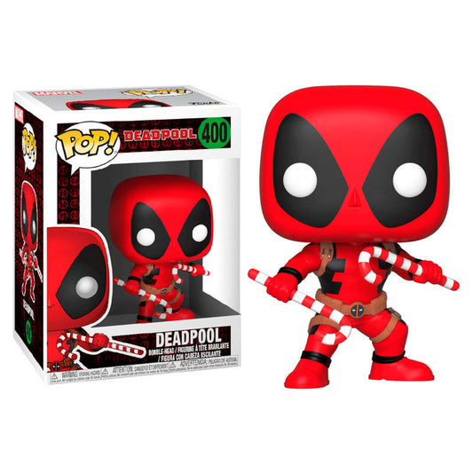 Funko POP!Marvel Holiday Deadpool with Candy Canes
