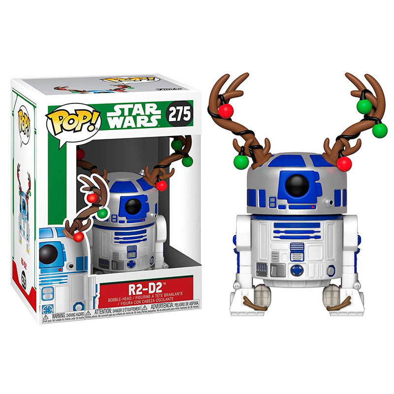 Funko POP!Star Wars Holiday R2-D2 with Antlers