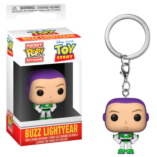 Pocket Funko POP! Porta-Chaves Disney Pixar Toy Story Buzz