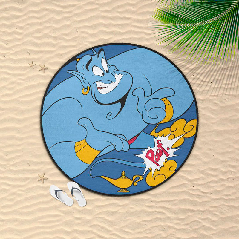Disney Aladdin round Toalha de Praia 130cm
