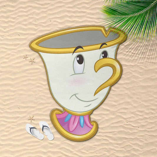 Disney Beauty and the Beast Chip Toalha de Praia