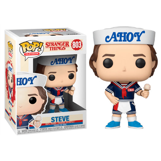 Funko POP!Stranger Things 3 Steve with Chapéu and Ice Cream