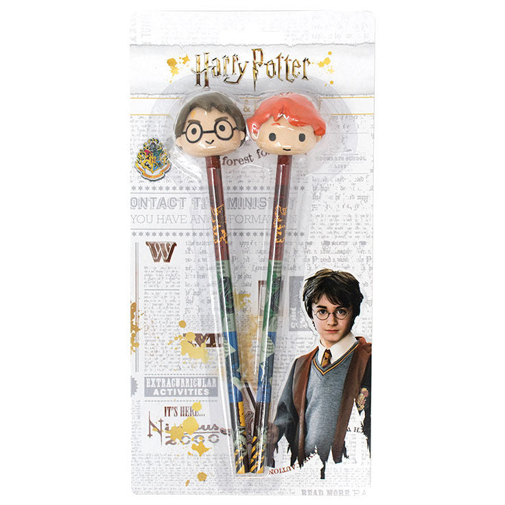 Harry Potter Set 2 Lápis com Borracha