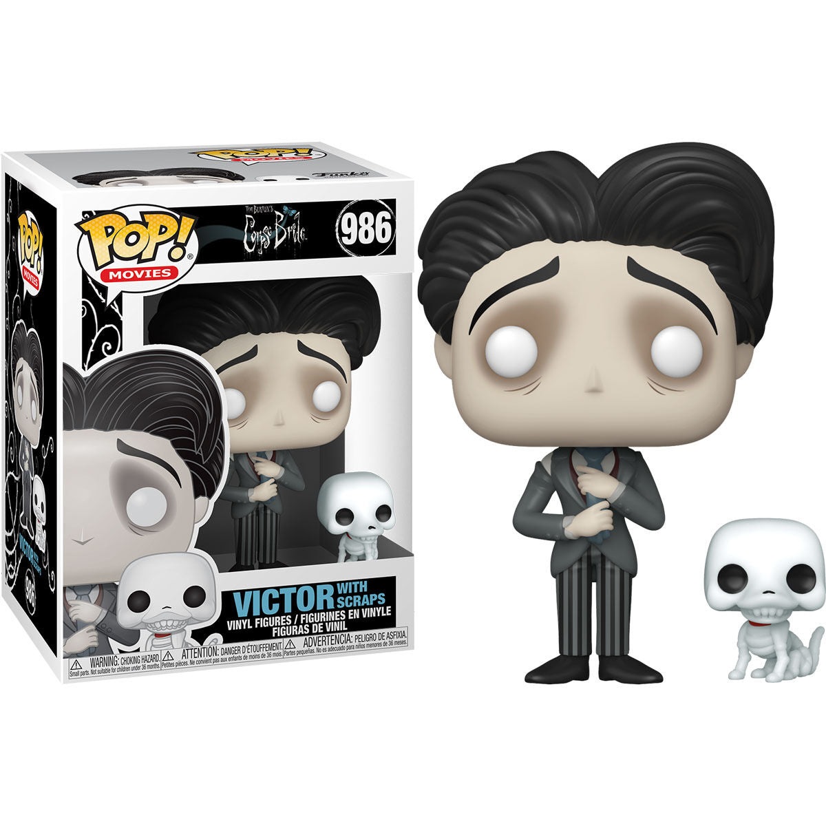 Funko POP!Corpse Bride Victor with Scraps
