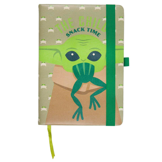 Star Wars The Mandalorian Yoda Child A5 faux-leather Caderno