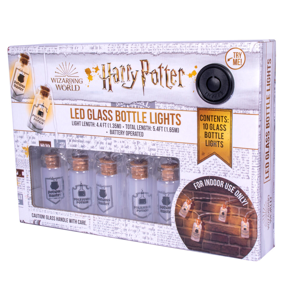 Harry Potter luzes led para Garrafas