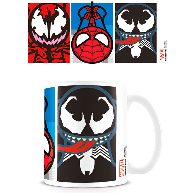 Marvel Spiderman Venom Kawaii Caneca