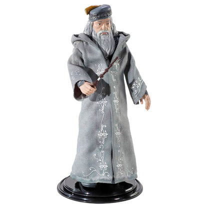 Harry Potter Dumbledore with Varinha Bendyfigs Figura Maleável 19cm
