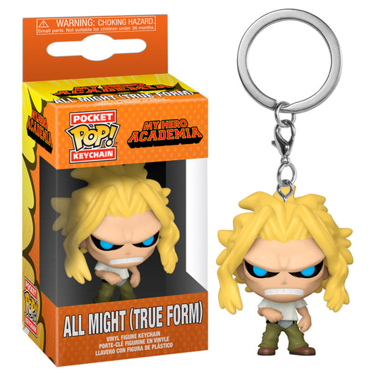 Porta-Chaves Funko POP!My Hero Academia All Might Weakened State