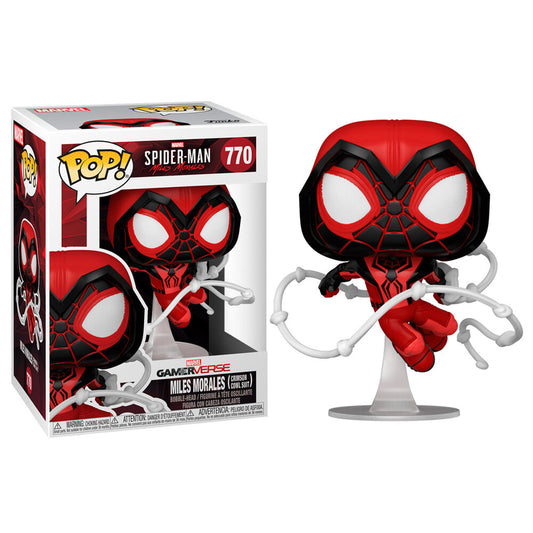 Funko POP!Marvel Spiderman Miles Morales Crimson Cowl Suit
