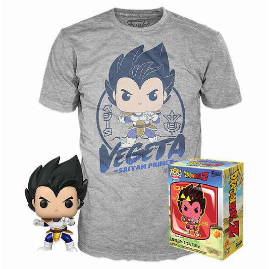 Conjunto Funko POP!& T-Shirt Dragon Ball Z Vegeta
