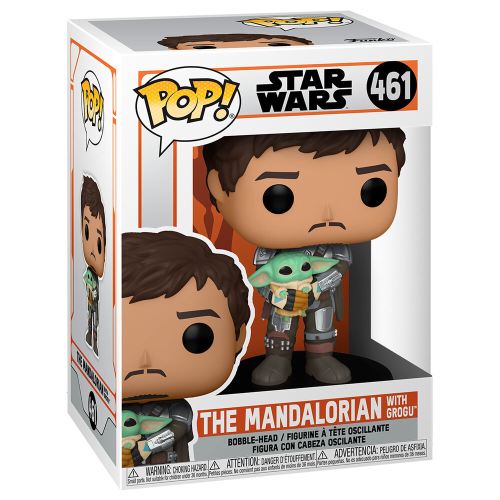 Funko POP!Star Wars Mandalorian Mando Holding Child
