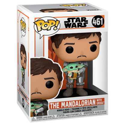 Funko POP!Star Wars Mandalorian Mando Holding Child