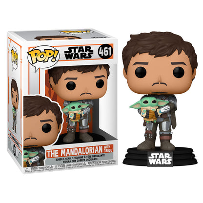 Funko POP!Star Wars Mandalorian Mando Holding Child