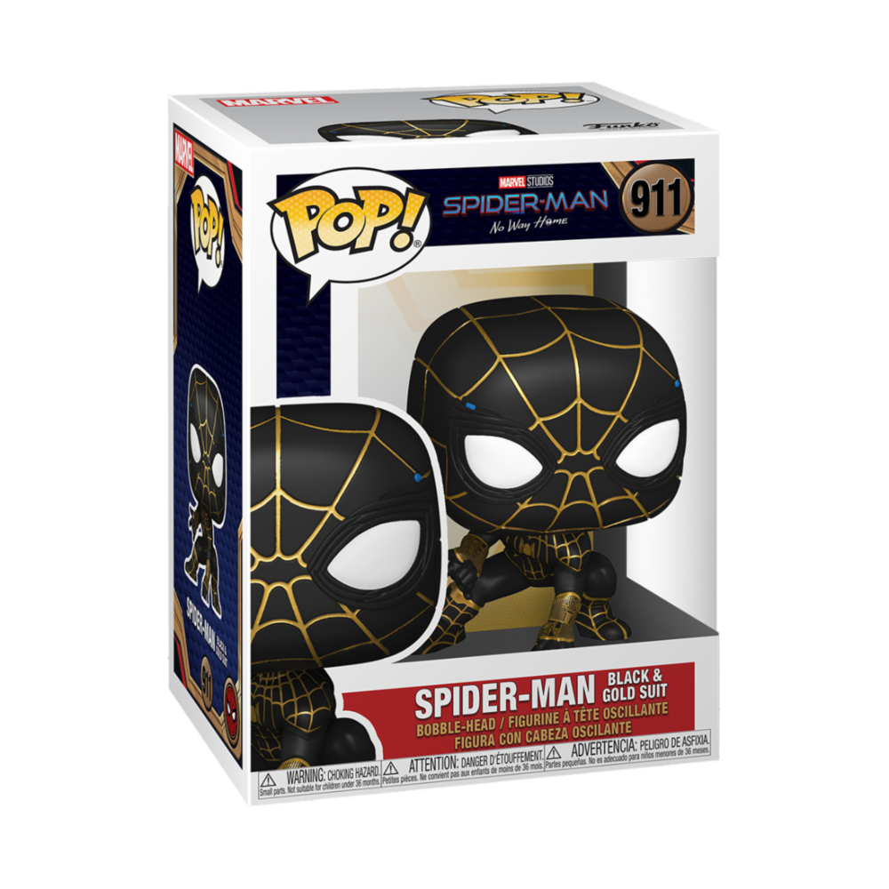 Funko POP!Marvel Spiderman No Way Home Spiderman Black & Gold Suit