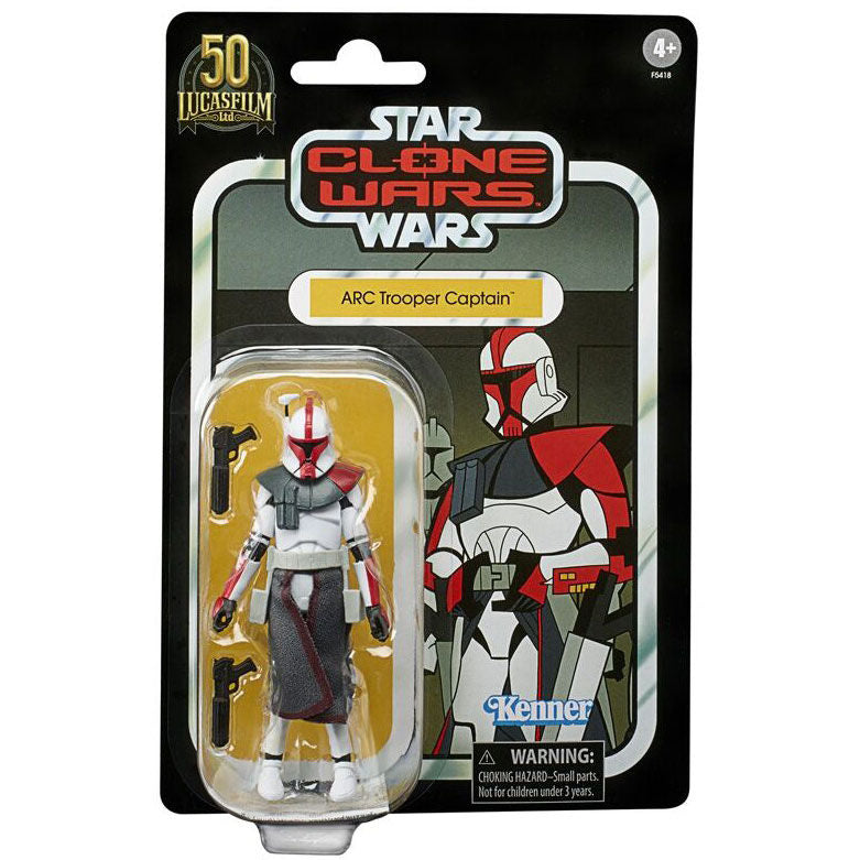 Star Wars Arc Trooper Captain Figura Vintage 10cm