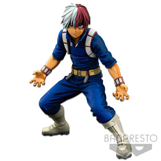 My Hero Academy Banpresto World Figura Colosseum Super Master Star Piece Two Dimensions Shoto Todoroki Figura 21cm
