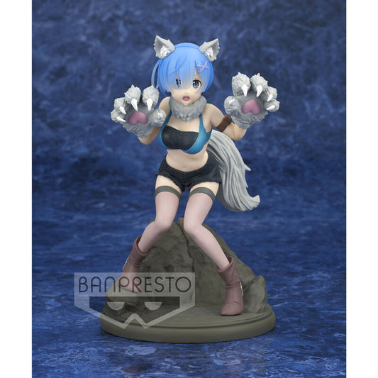 Re:Zero Starting Life in Another World Espresto Monster Motions Ram Figura 18cm