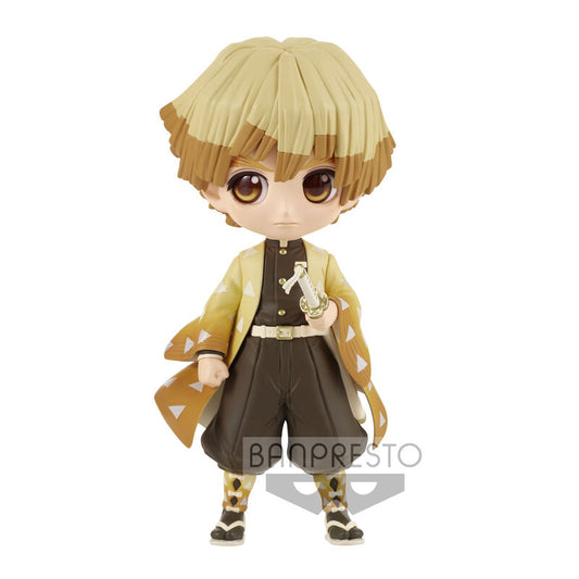 Kimetsu no Yaiba Demon Slayer Zenitsu Agatsuma Q posket ver.B Figura 14cm