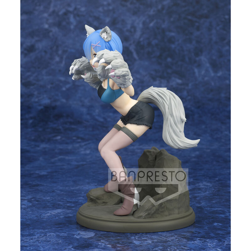 Re:Zero Starting Life in Another World Espresto Monster Motions Ram Figura 18cm