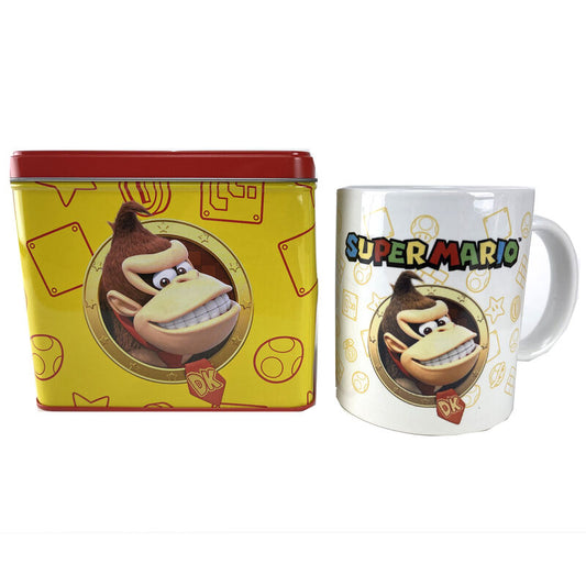 Nintendo Super Mario Bros Donkey Kong Caneca + Mealheiro set