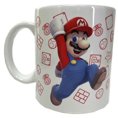 Nintendo Super Mario Bros Mario Caneca + Mealheiro set