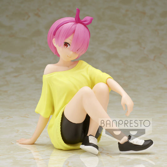 Starting Life in Another World Re:Zero Relax Time Ram Training Syle Figura 14cm