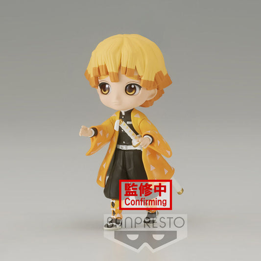 Demon Slayer Kimetsu No Yaiba Zenitsu Agatsuma Q posket petit Figura 7cm