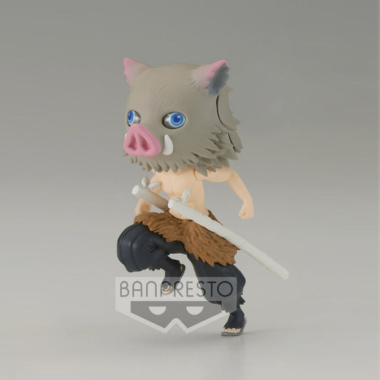 Demon Slayer Kimetsu No Yaiba Inosuke Hashibira Q posket petit Figura 7cm