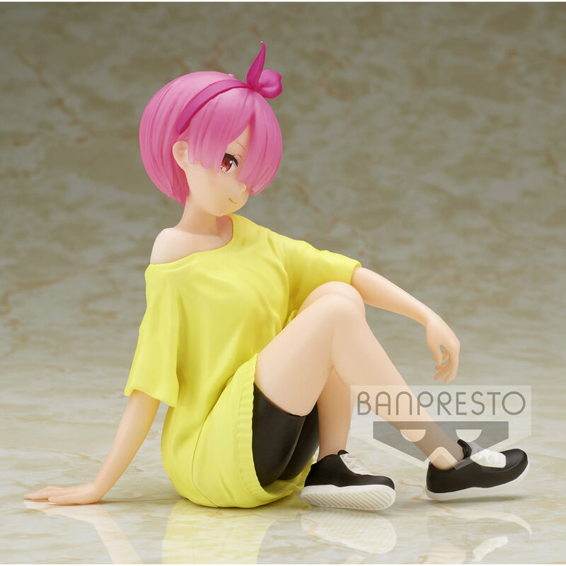 Starting Life in Another World Re:Zero Relax Time Ram Training Syle Figura 14cm