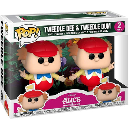 Funko POP! pack 2 Figuras Disney Alice in Wonderland 70th Tweedle Dee and Dum