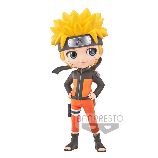 Naruto Shippuden Naruto Uzumaki Ver.A Q posket Figura 14cm
