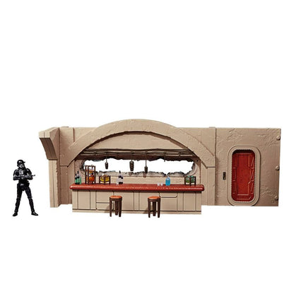 Star Wars Mandalorian Nevarro Cantina + Imperial Death Trooper Figura set