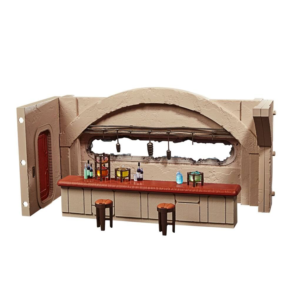 Star Wars Mandalorian Nevarro Cantina + Imperial Death Trooper Figura set