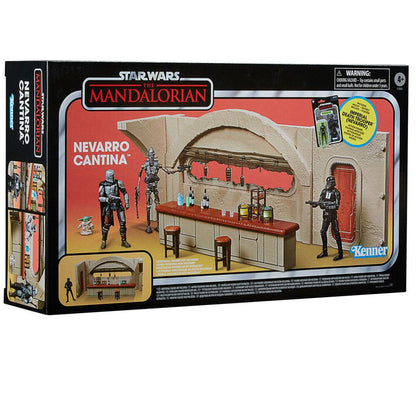 Star Wars Mandalorian Nevarro Cantina + Imperial Death Trooper Figura set