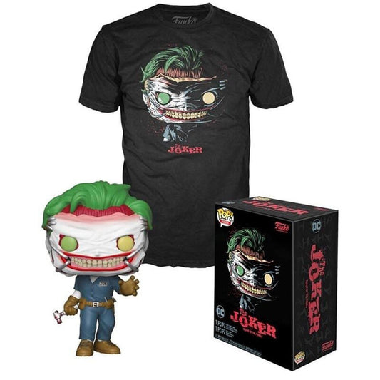 Conjunto Funko POP!e T-Shirt DC Comics The Joker Exclusive M