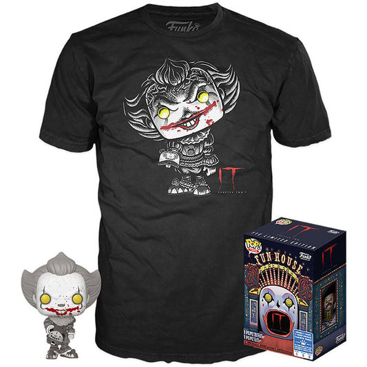 Conjunto Funko POP!e T-Shirt IT 2 Pennywise Exclusive M