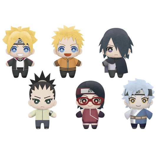 Display 9 Peluche Boruto Naruto Next Generations Tomonui 12cm