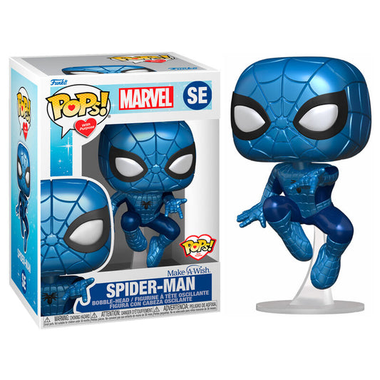 Funko POP!Marvel Make a Wish Spiderman Metallic