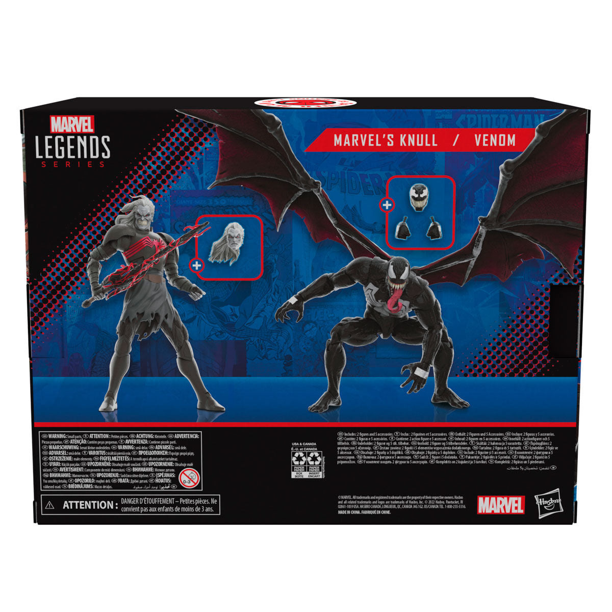 Marvel Legends King in Black Marvel Knull and Venom set 2 Figuras 15cm