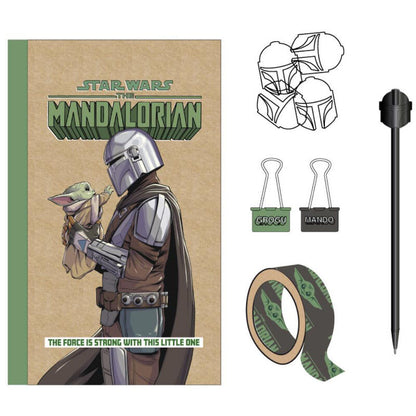 Star Wars The Mandalorian Letter Conjunto de Papelaria