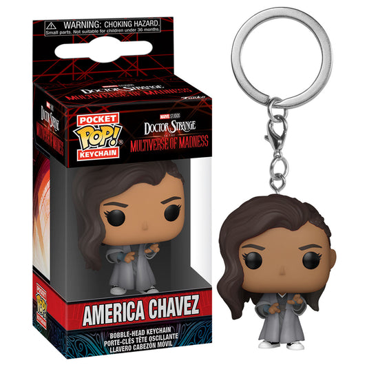 Porta-Chaves Funko POP!Marvel Doctor Strange America Chavez