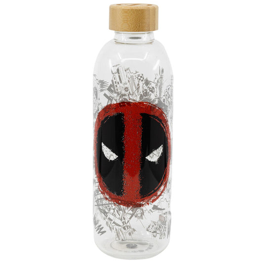 Marvel Deadpool Garrafa de Vidro 1030ml